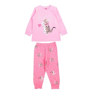 Пижама дев. OP1833 рост 104 (ЧЗ)