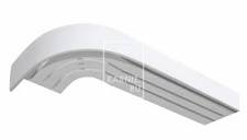 Карниз потол. Классик 3-х полос. 3,2м Белый с блендой