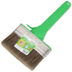 Кисть По дереву 120х25мм ЗЕЛЁНАЯ