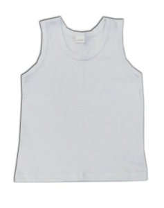 Майка для мальчиков белая 944-25 р.42/164 (ЧЗ)