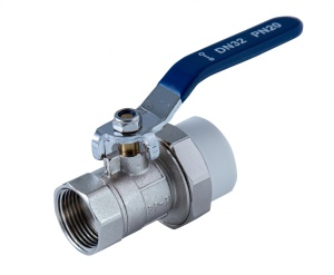 Кран шаровый полипропиленовый (ПП) 32х1 ВР   