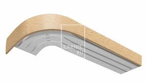 Карниз потол. Классик 3-х полос. 2,8м Бук с блендой