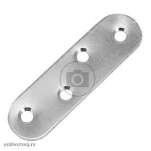 Пластина мебельная крепежная ПМК-80 цинк