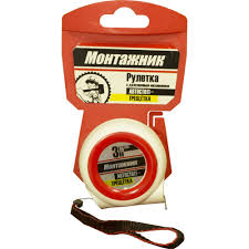 Рулетка 3мх16мм автостоп-трещотка "Монтажник" 