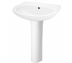 Умывальник 50 Бриз бел на пьедестале БЛИЦ