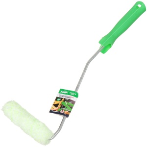 Мини-валик в сборе Работы по ДЕРЕВУ 110мм L ручка 30см (ЗЕЛЁНАЯ РУЧКА) 1/55