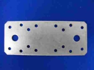 Пластина крепежная 140х55мм цинк 