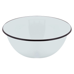 Миска эмалированная 0,8 л без рисунка 1/20