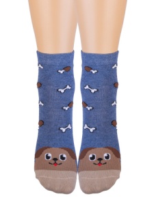 Носки дет. мал.  х/б+эл КВ с1783 1/30 р.14-16 (ЧЗ)