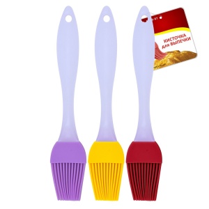 Кисть для выпечки силиконовая 17см 1/12