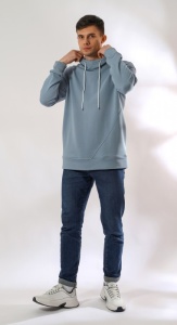 Толстовка муж. с кап. Трек-4 р.54 (ЧЗ)