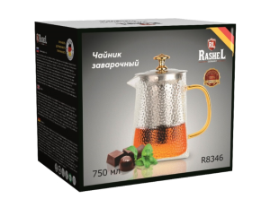 Чайник заварочный стекло 750 мл TM RASHEL 
