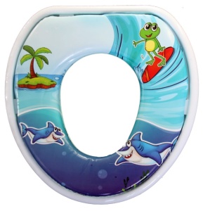 Сиденье мягкое детское без ручек с рисунком