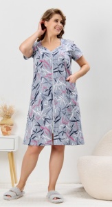 Халат жен. на молнии Канон-1 р.52 (ЧЗ)