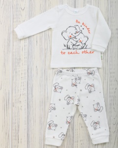 Пижама ясельная 1025-25 р.26/080 (ЧЗ)