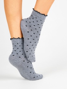 Носки жен. х/б+эл. КВ с1205 1/30  р.25 (ЧЗ)