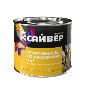 Грунт-эмаль по ржавчине 3 в 1 желтая матовая 1,8кг 