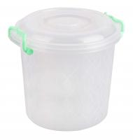 Контейнер круглый с ручками 10л Башпласт