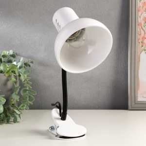 Светильник настольный НТ 2077С 60Вт Е27 на прищепке