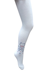 Колготки детские дев. х/б+эл 1/5 с315 рост 80-86,12-13 (ЧЗ)