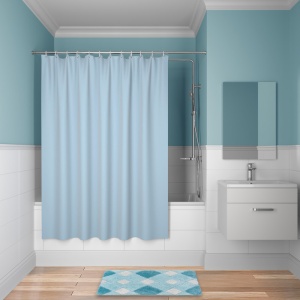 Штора для ванной полиэстер 200х180 см Basic IDDIS 1/10 