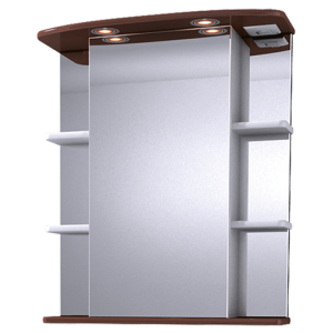 Шкаф навес с зерк 65 Риф Комфорт ,Бел