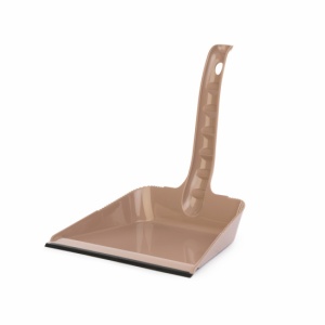 Совок для мусора с резинкой с длинной ручкой Башпласт