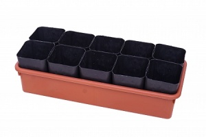 Набор д/рассады Универсал (0,7л х 10шт+ящик высокий) Ангарск