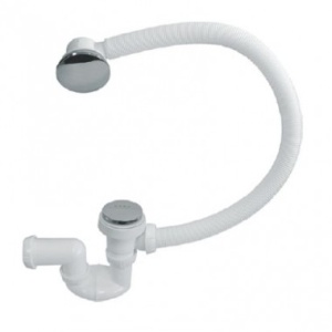 Обвязка д/ванны WIRQUIN клик-клак, хром пласт