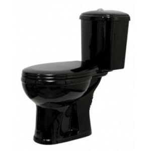 Унитаз-компакт ДОРА Standart гор/вып., 1-реж., сид., ПП ЧЕРНЫЙ 