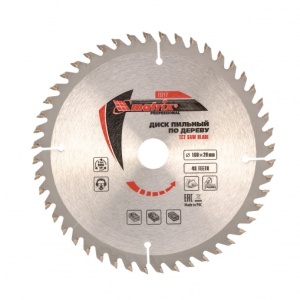 Диск для циркулярной пилы 160х20мм 48зуб+кольцо 16/20 Matrix