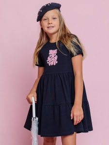 Платье дев. 016_ОС24 р.110 (ЧЗ)
