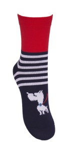 Носки детские д/мал х/б+эл с791 1/10 р.12-14 Ор.снят (ЧЗ)