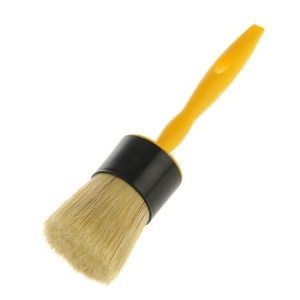 Кисть круглая КР-15мм ЖЁЛТАЯ