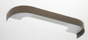 Карниз потол. Классик 2-х полос. 2,4м Орех с блендой