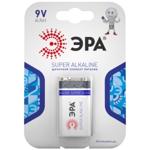 Батарейка Эра 6LR61-1BL крона