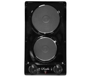 Электроплита  Лысьва  2 конфорки  черная.