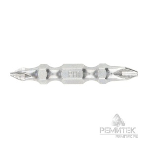 Набор бит двухстор PH2-PH1-45 мм (10 шт.) сталь S2, GROSS