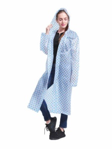 Дождевик с капюшоном на кнопках EVA  ГОРОХ Komfi (50)