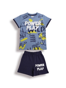 Комплект мал. (футб+шорты)  BK1806 рост 122 (ЧЗ)