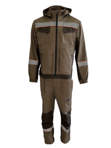 Костюм Берген, брюки (бежевый/т.корич) р.96-100/170-176 (ЧЗ)