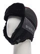 Шапка зимняя Siberia(Сиберия),тк.Breathable, цв.серый/черный р.58-60 (Ч/З)