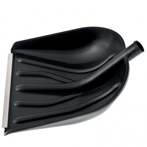 Лопата пластик PROFI 410х405мм БЕЗ ЧЕРЕНКА СИБРТЕХ