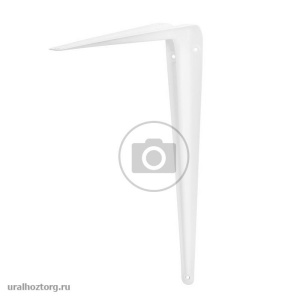 Угловая консоль 100х75 Белая