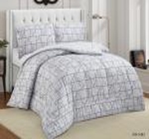 КПБ CLEO сатин Notte Bianca с одеялом Евро нав 50х70 Распр