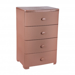 Комод 4-х сек. широкий Плетенка