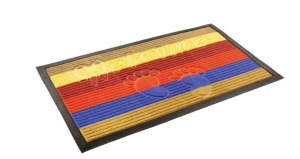 Коврик придверный 45*75см LINE цветной Moteo Sunster