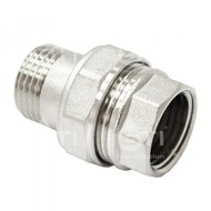 Американка латунь 20 ВР-НР накидная гайка