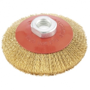 Щетка метал для УШМ 100мм М14 тарелка витая