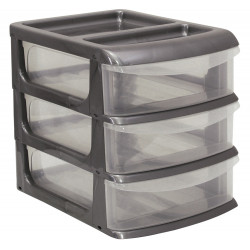 Унибокс 3-х секц. средний 175х207х255мм  М-Пластик